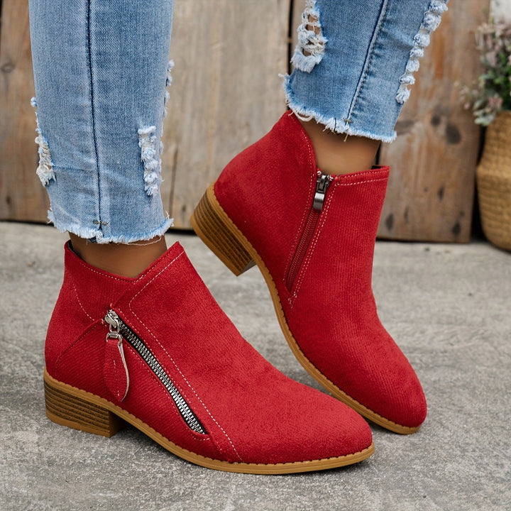 Joanna | Zip Boots