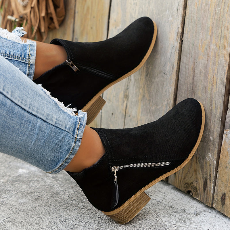 Joanna | Zip Boots