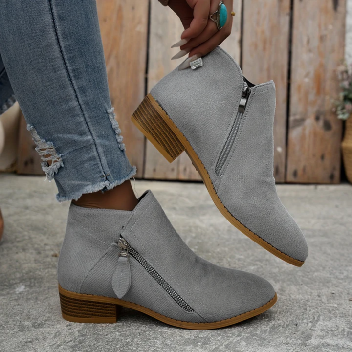 Joanna | Zip Boots