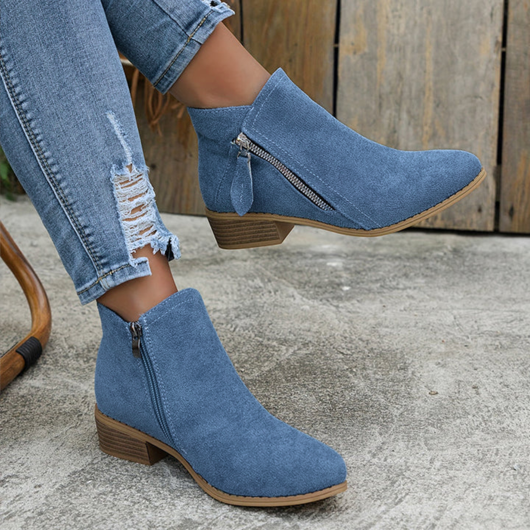 Joanna | Zip Boots