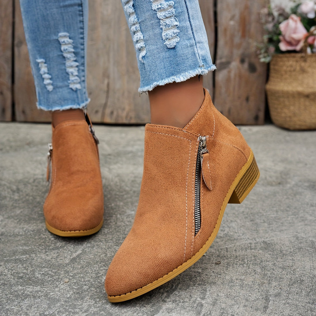 Joanna | Zip Boots