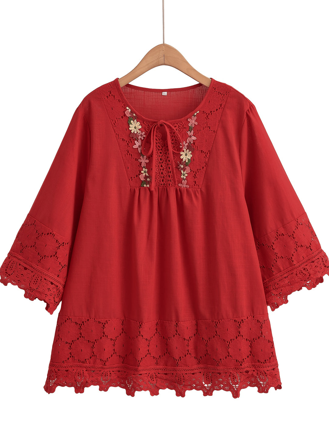 Imogen | Lace Patchwork Top