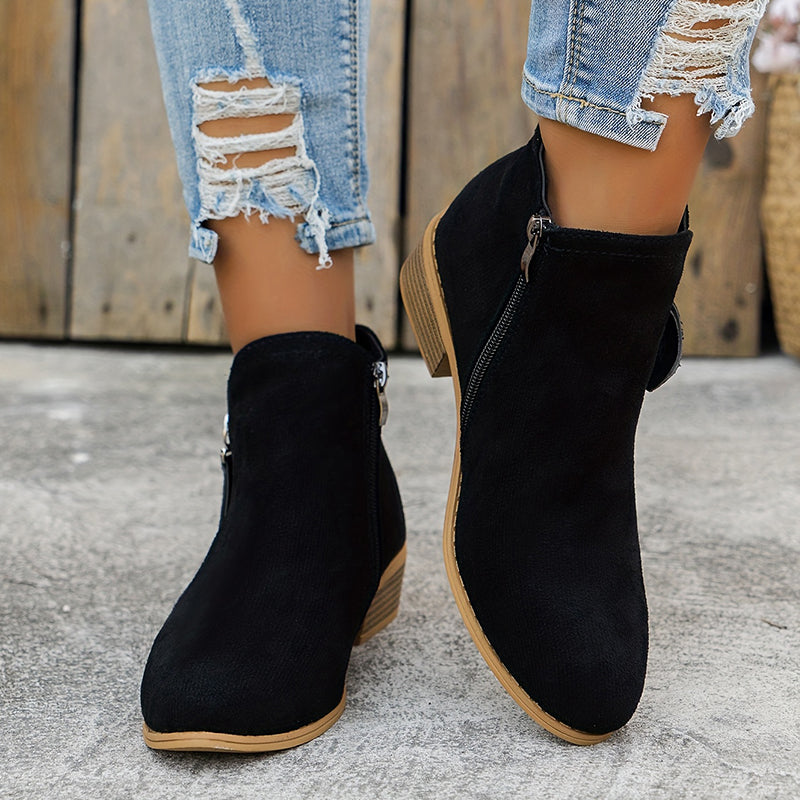 Joanna | Zip Boots