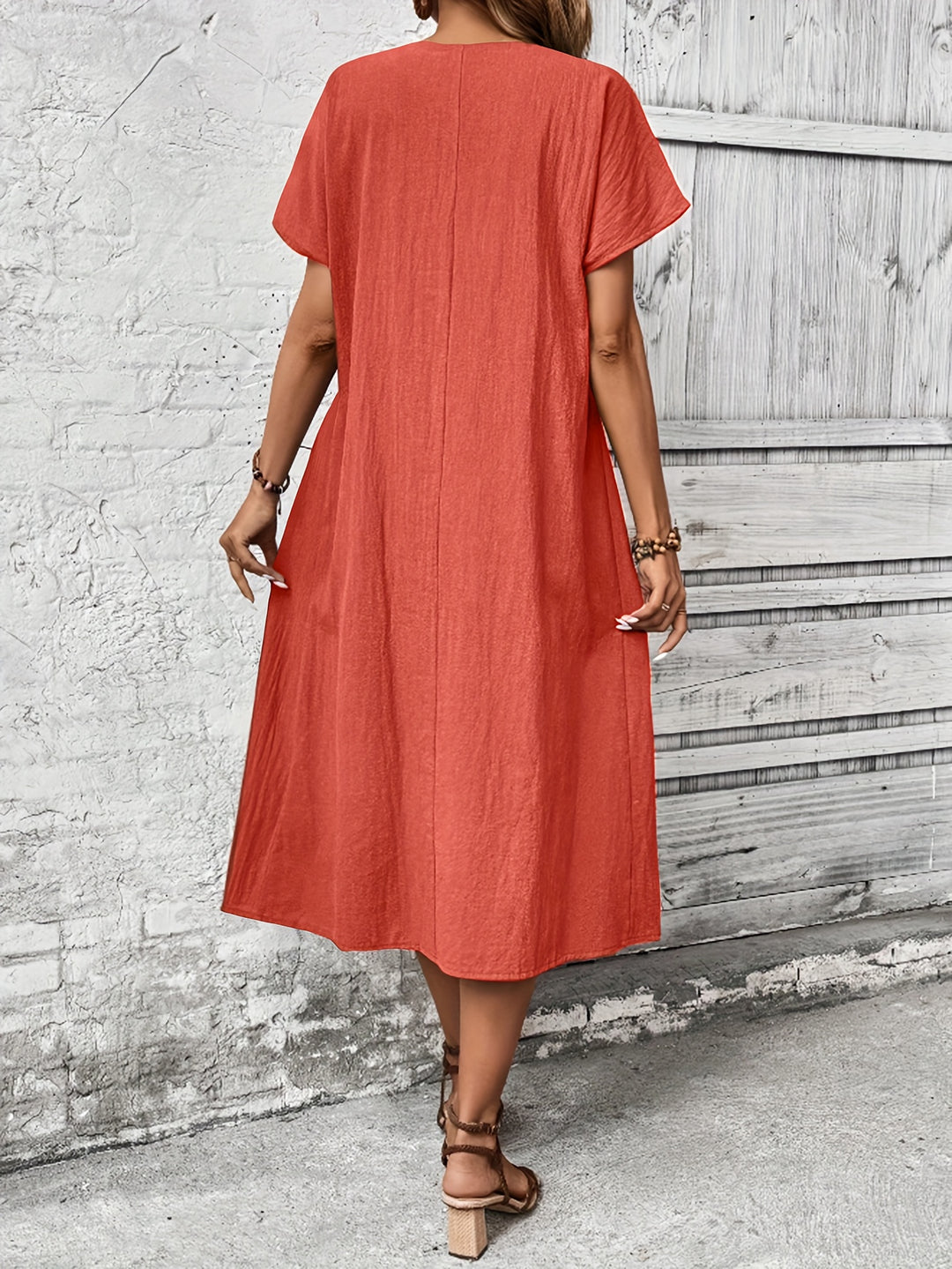 Margot | Pleated Midi Dress