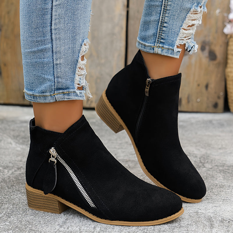 Joanna | Zip Boots