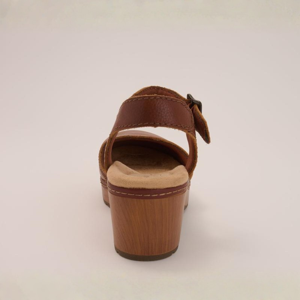 Nora | Leather Platform Clogs