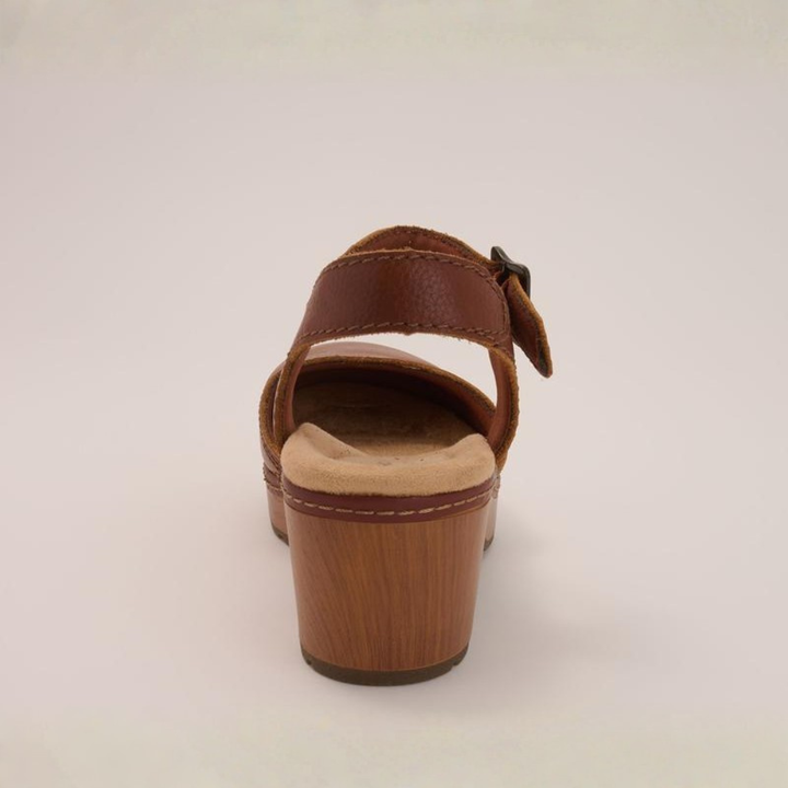 Nora | Leather Platform Clogs