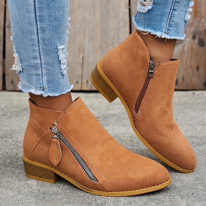Joanna | Zip Boots