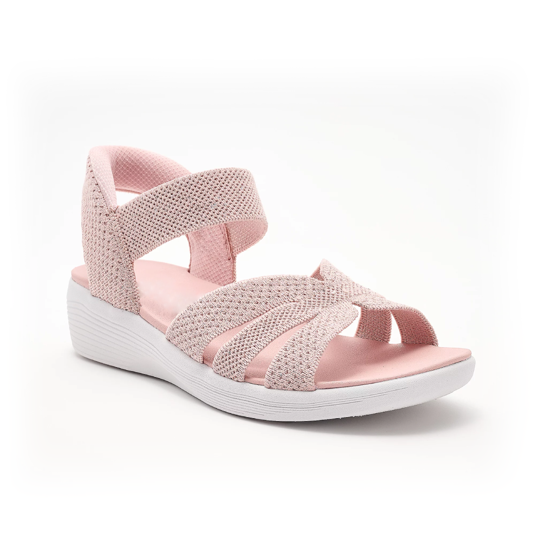 Tessa | Sequin Knit Wedge Sandals