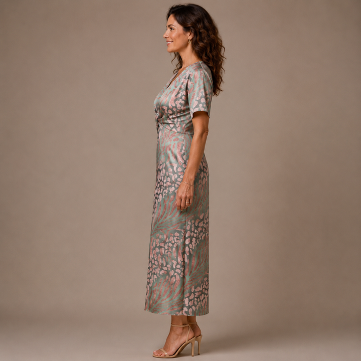 Elena | Gold Jacquard