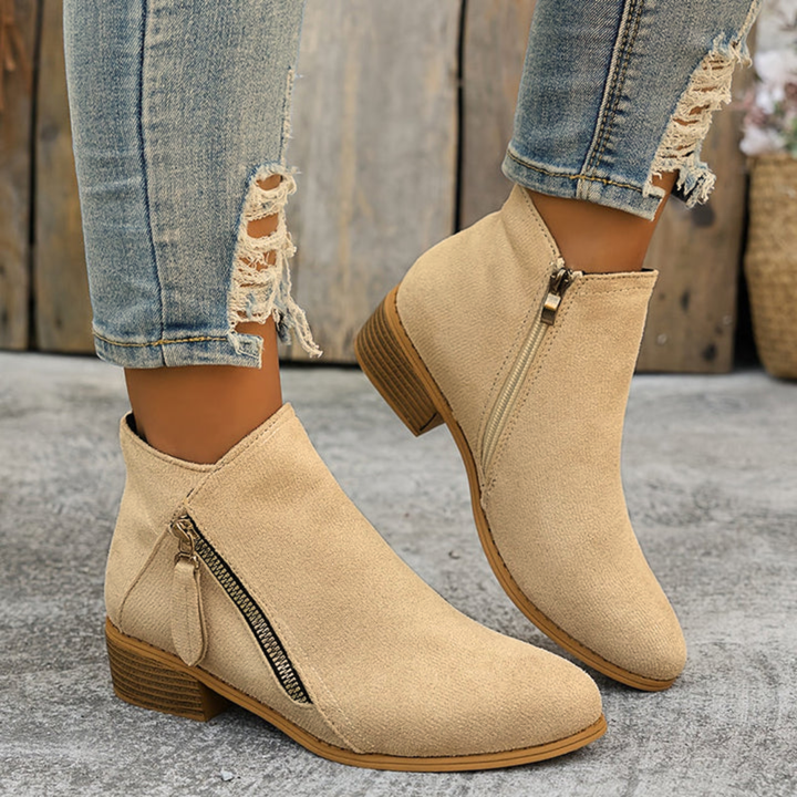 Joanna | Zip Boots