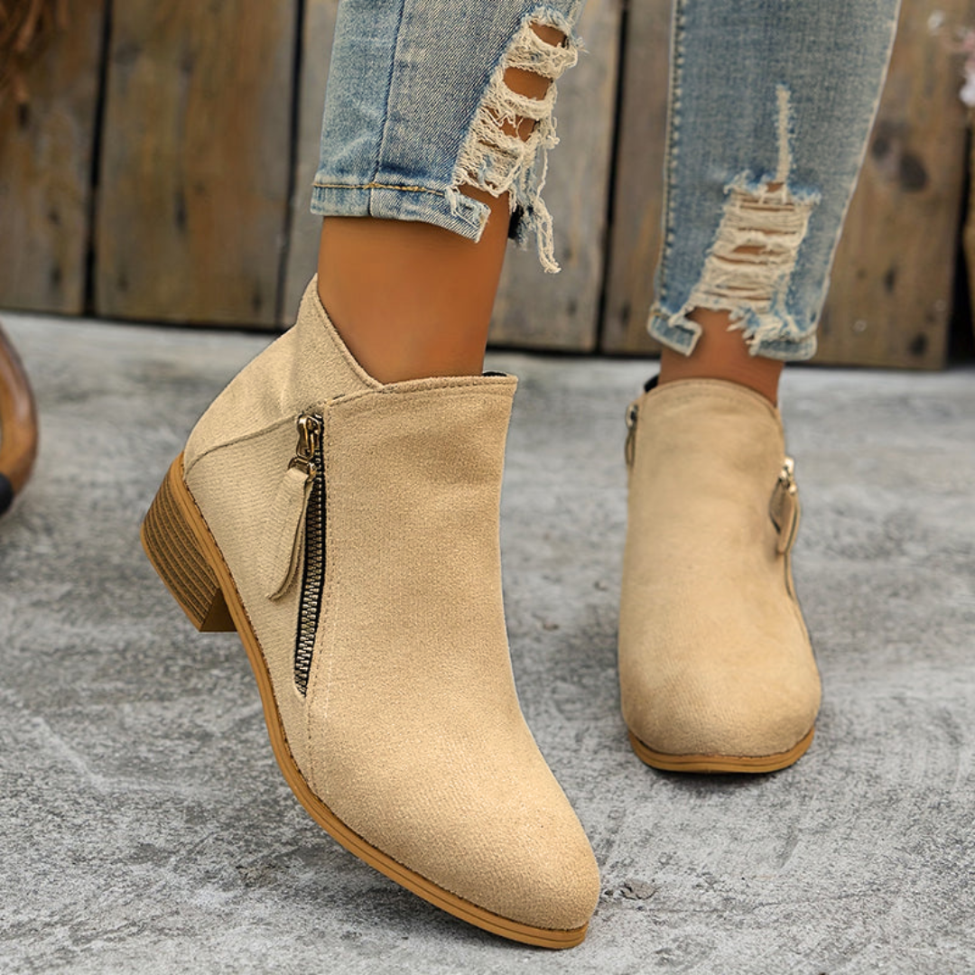 Joanna | Zip Boots