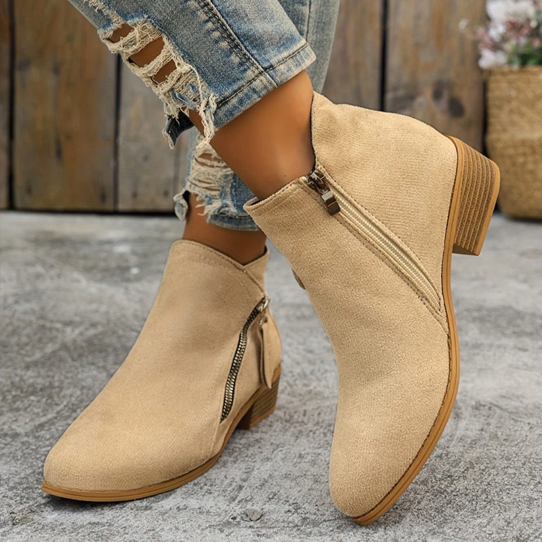 Joanna | Zip Boots