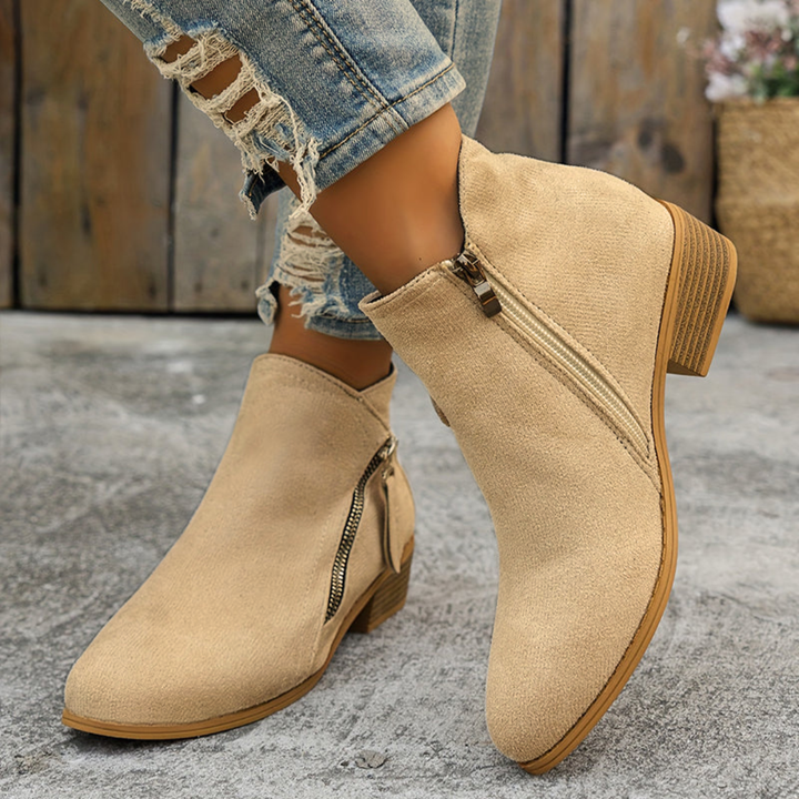 Joanna | Zip Boots