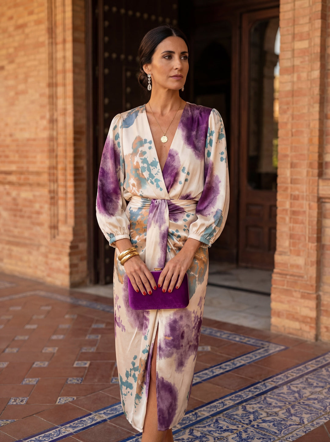 Valeria | Elegant V-Neck Dress
