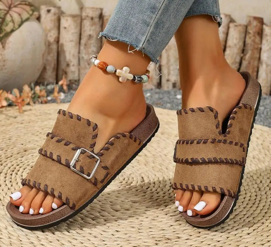 Savannah | Leopard Comfort Slides