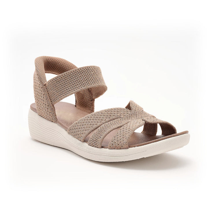 Tessa | Sequin Knit Wedge Sandals