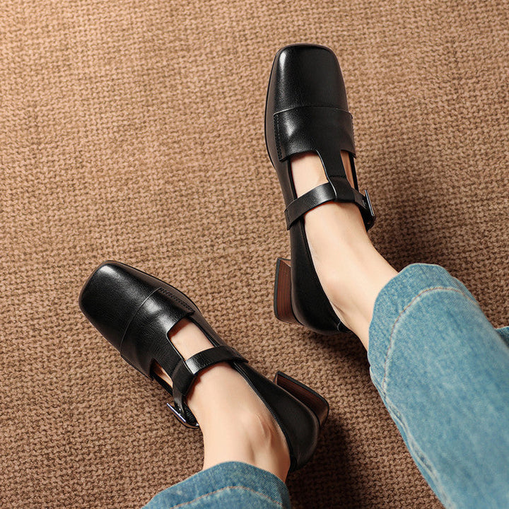 Veyra | T-Strap Heels