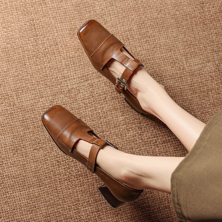 Veyra | T-Strap Heels