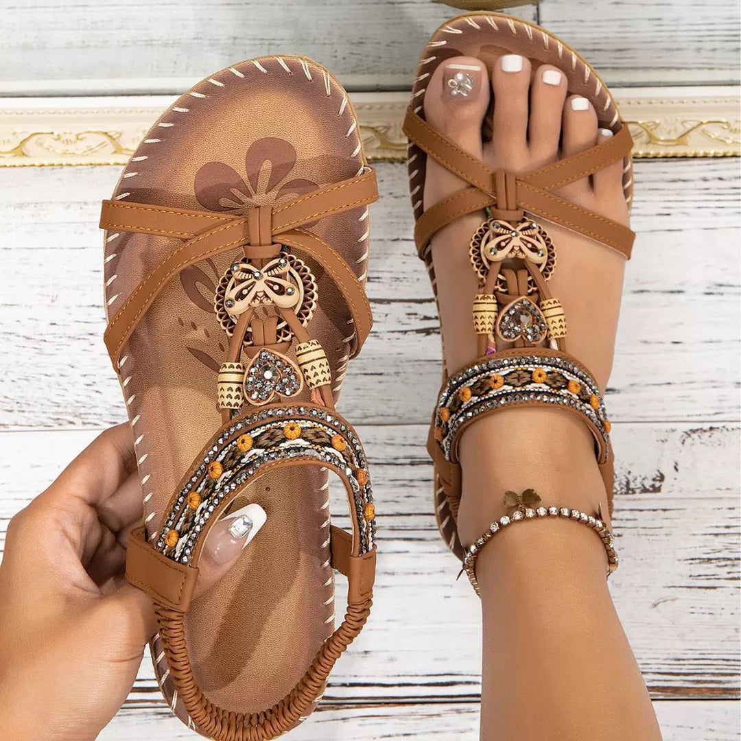 Kirra | Boho Flat Sandals