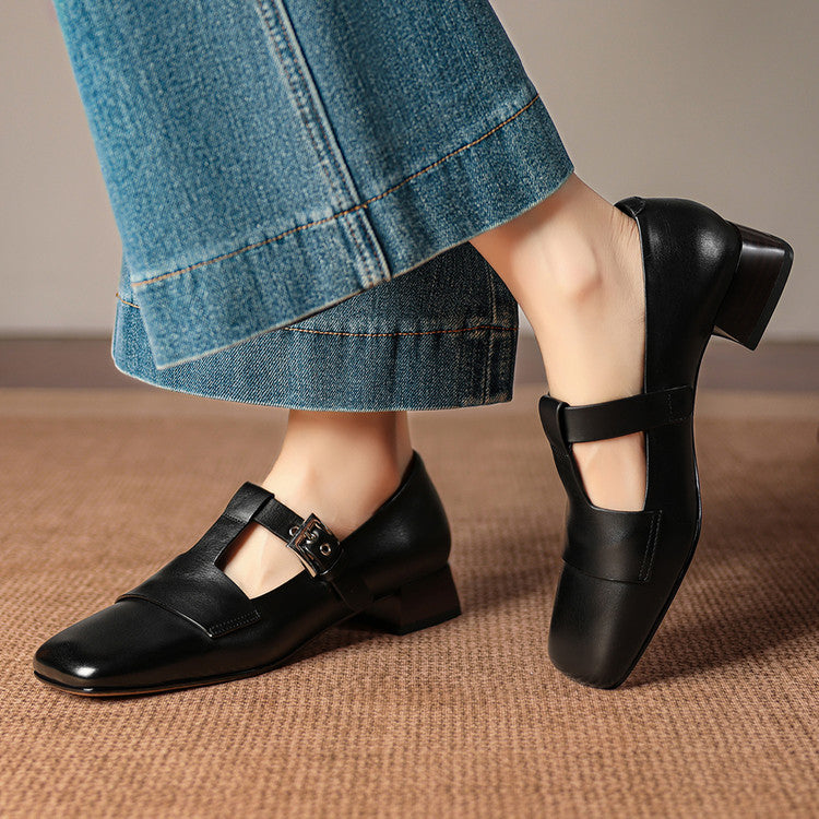 Veyra | T-Strap Heels