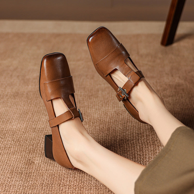 Veyra | T-Strap Heels