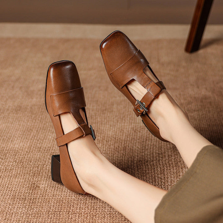 Veyra | T-Strap Heels