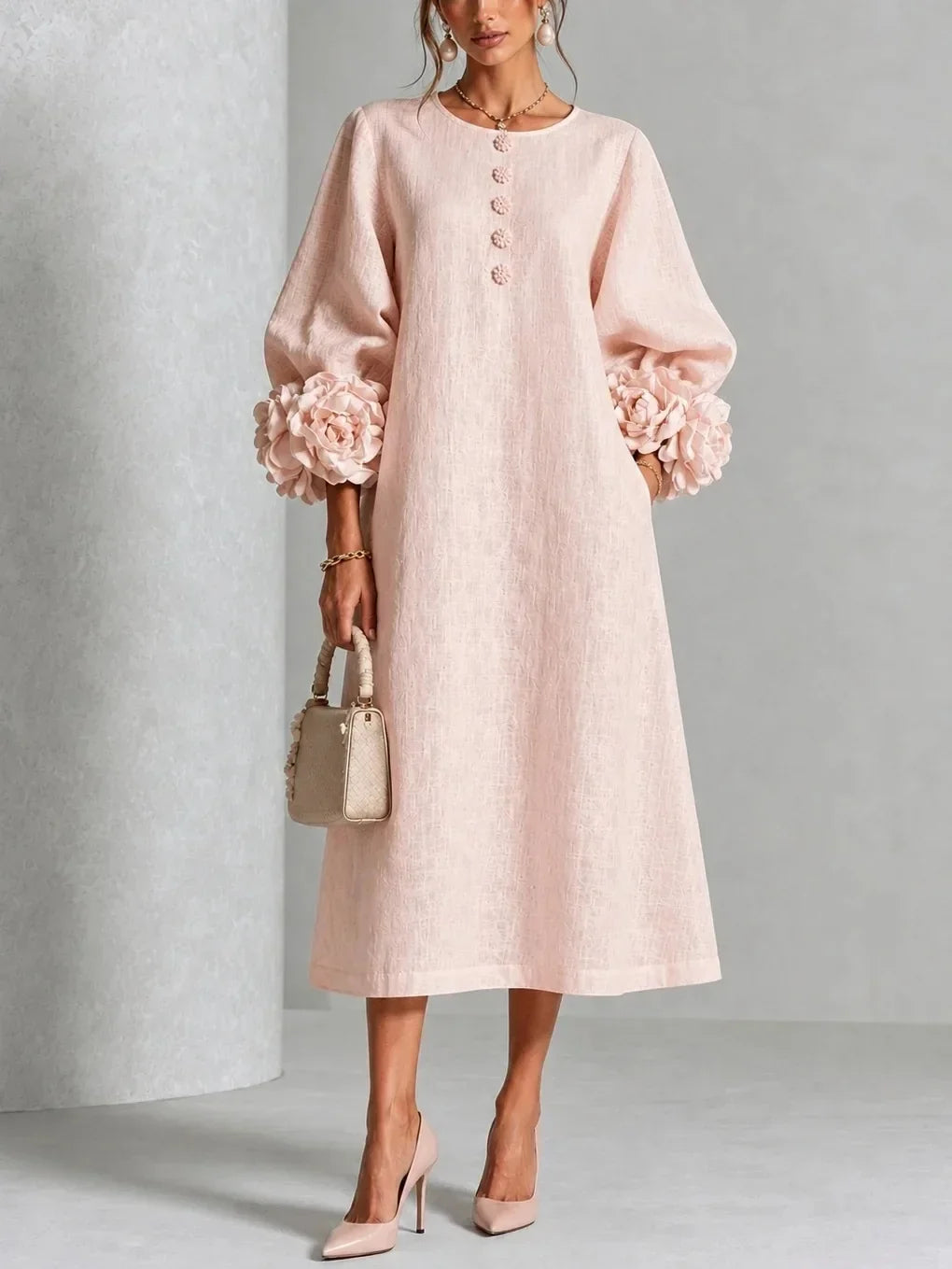 Rosalie | Floral Midi Dress