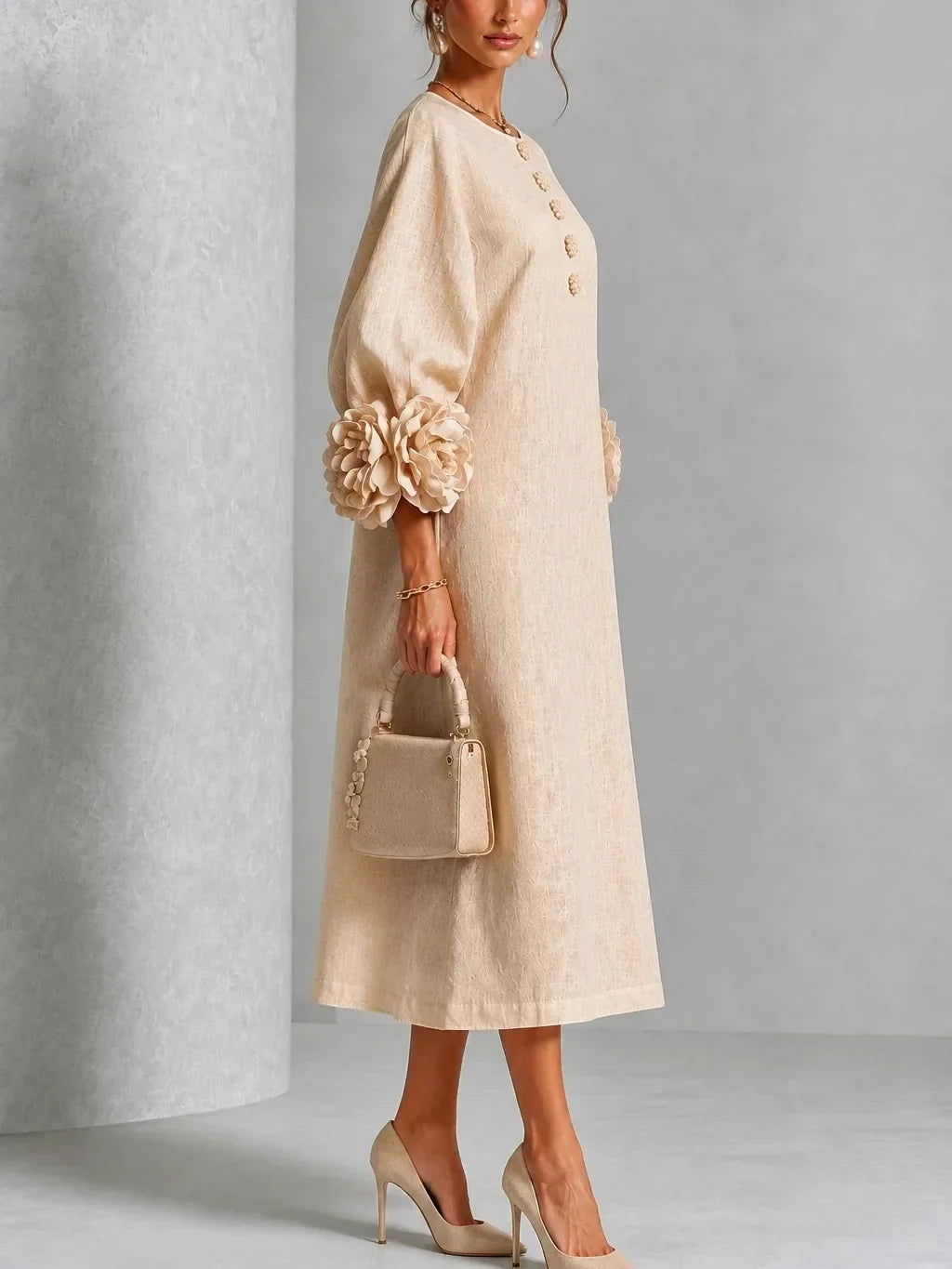 Rosalie | Floral Midi Dress