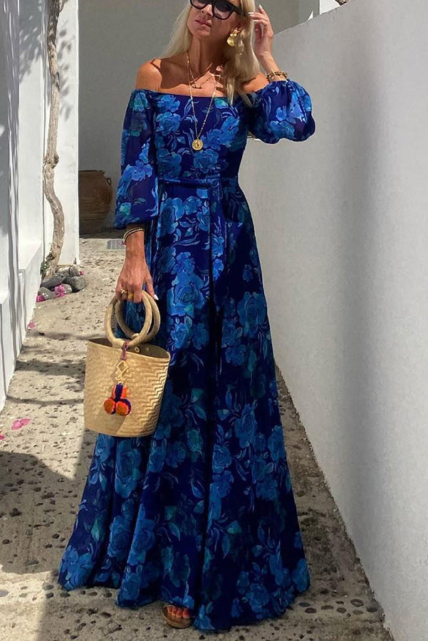 Luna | Long Floral Dress