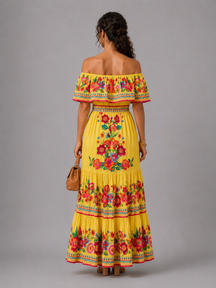 Fiora | Off-Shoulder Maxi Dress