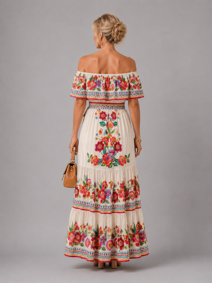 Fiora | Off-Shoulder Maxi Dress