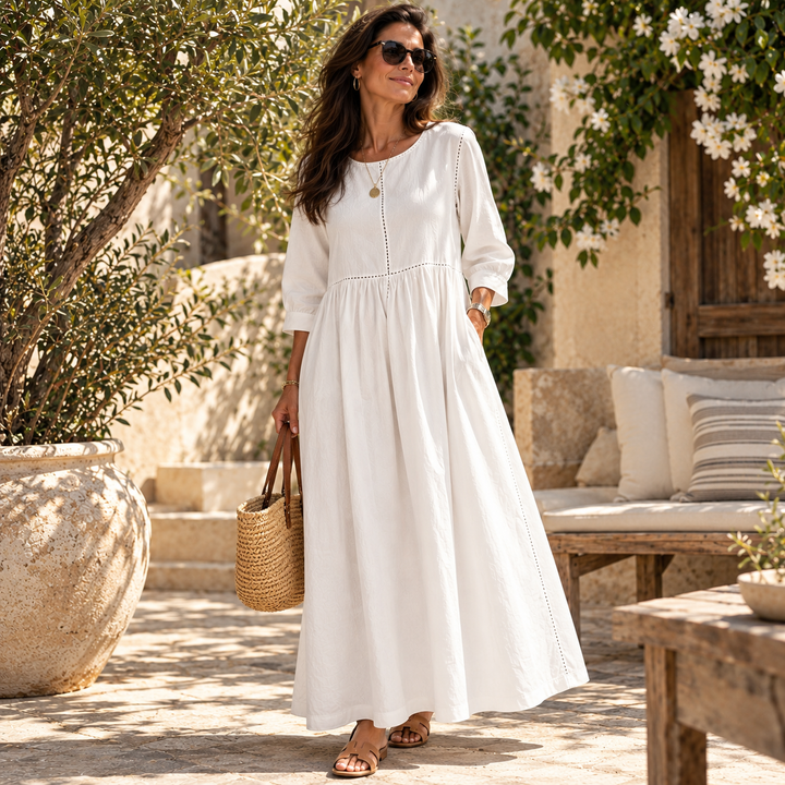 Zephyrelle | Vintage Denim Maxi Dress