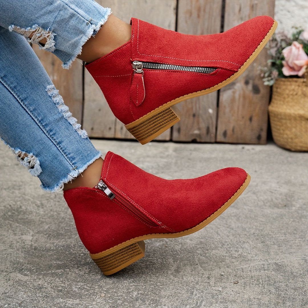 Joanna | Zip Boots