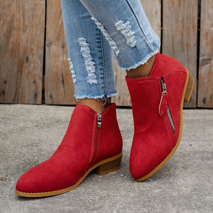 Joanna | Zip Boots