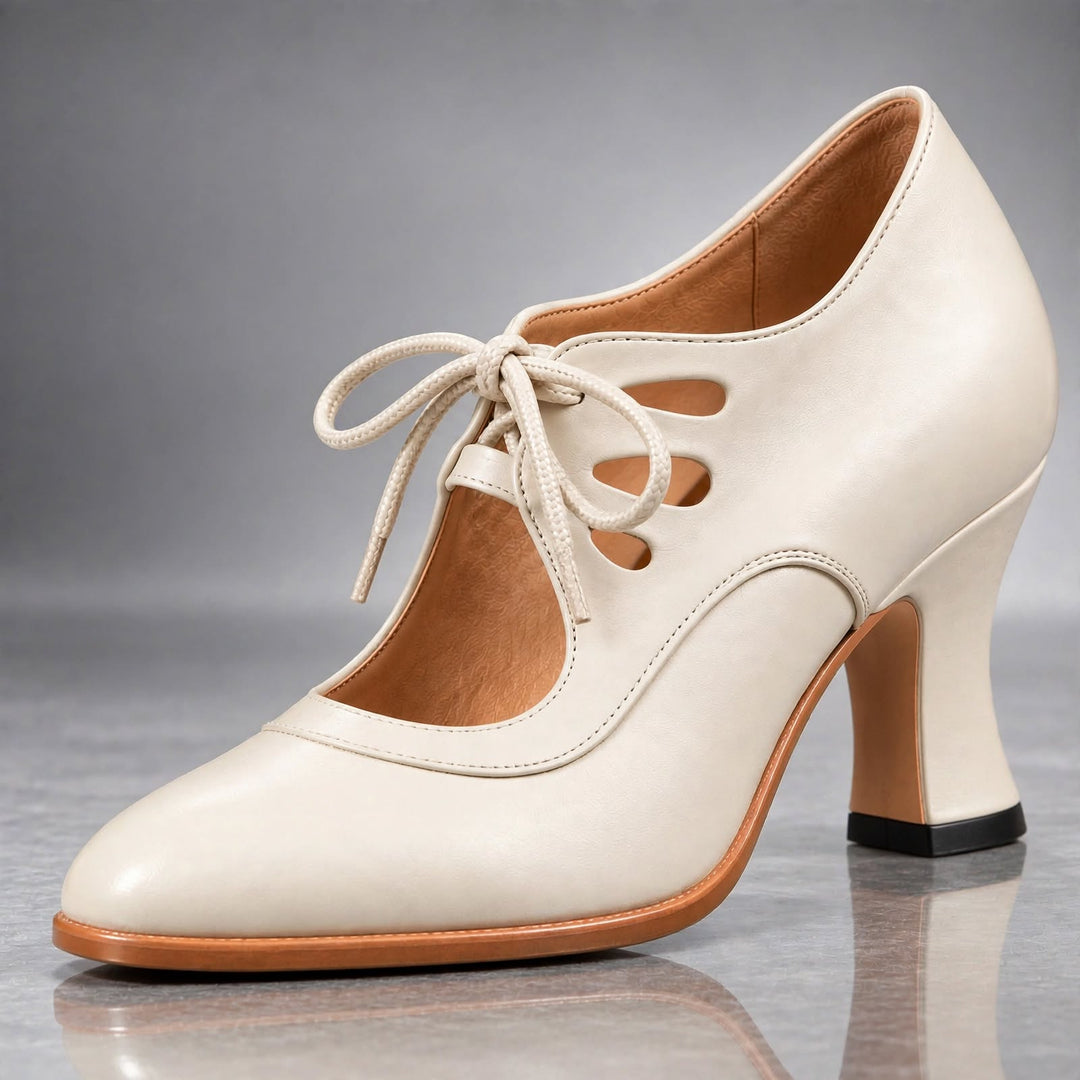 Audrey | Lace-Up Heels