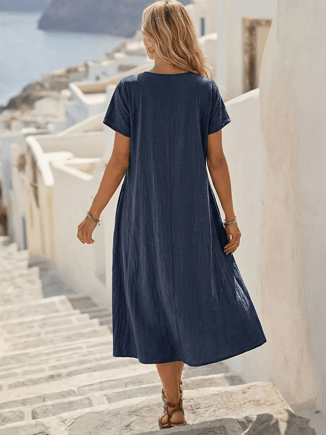 Margot | Pleated Midi Dress