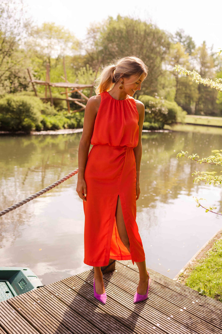 Delphine | Sleeveless Midi Dress