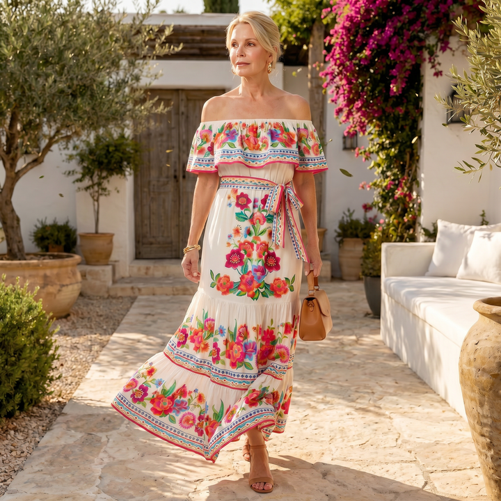 Fiora | Off-Shoulder Maxi Dress
