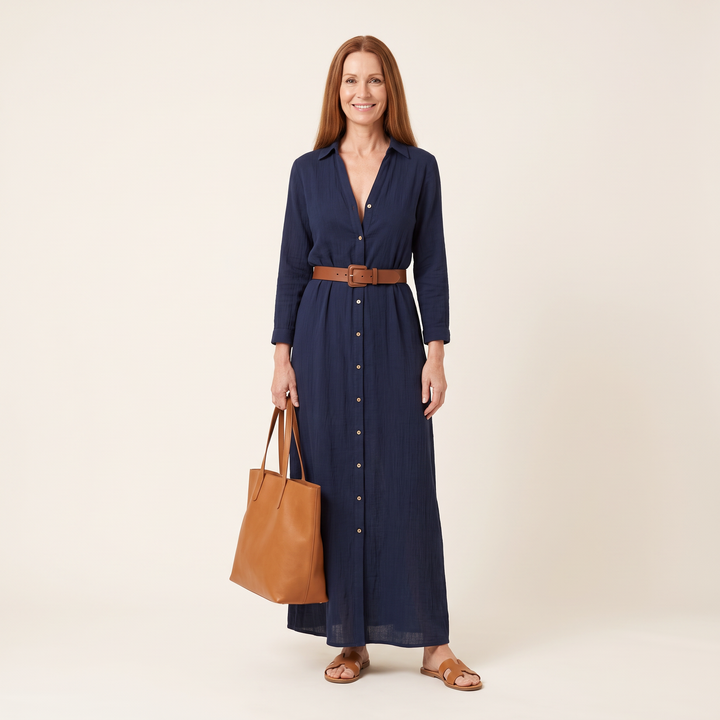 Elora - Navy Blue - front
