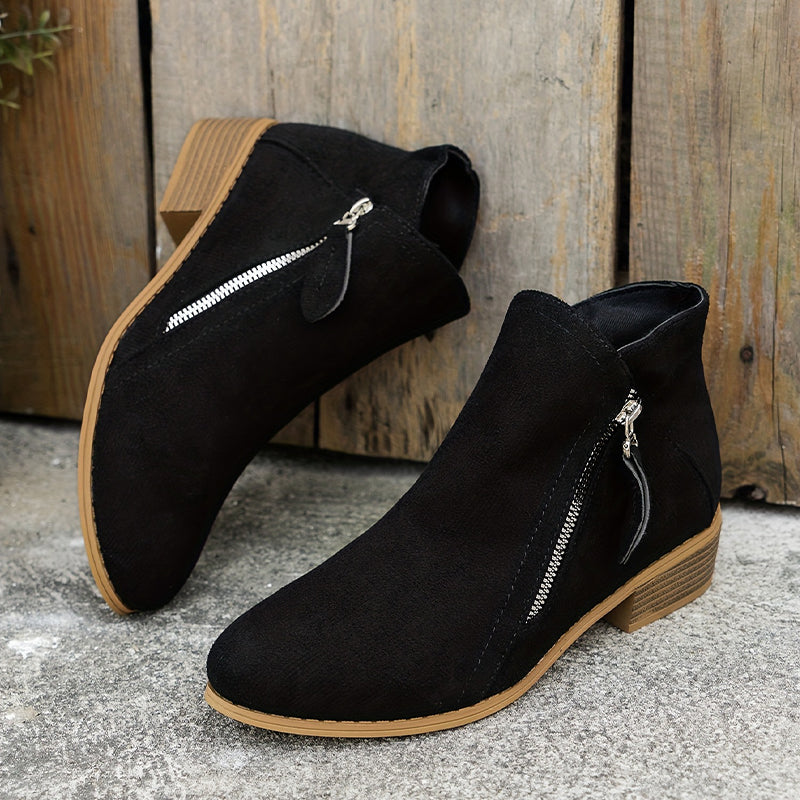 Joanna | Zip Boots
