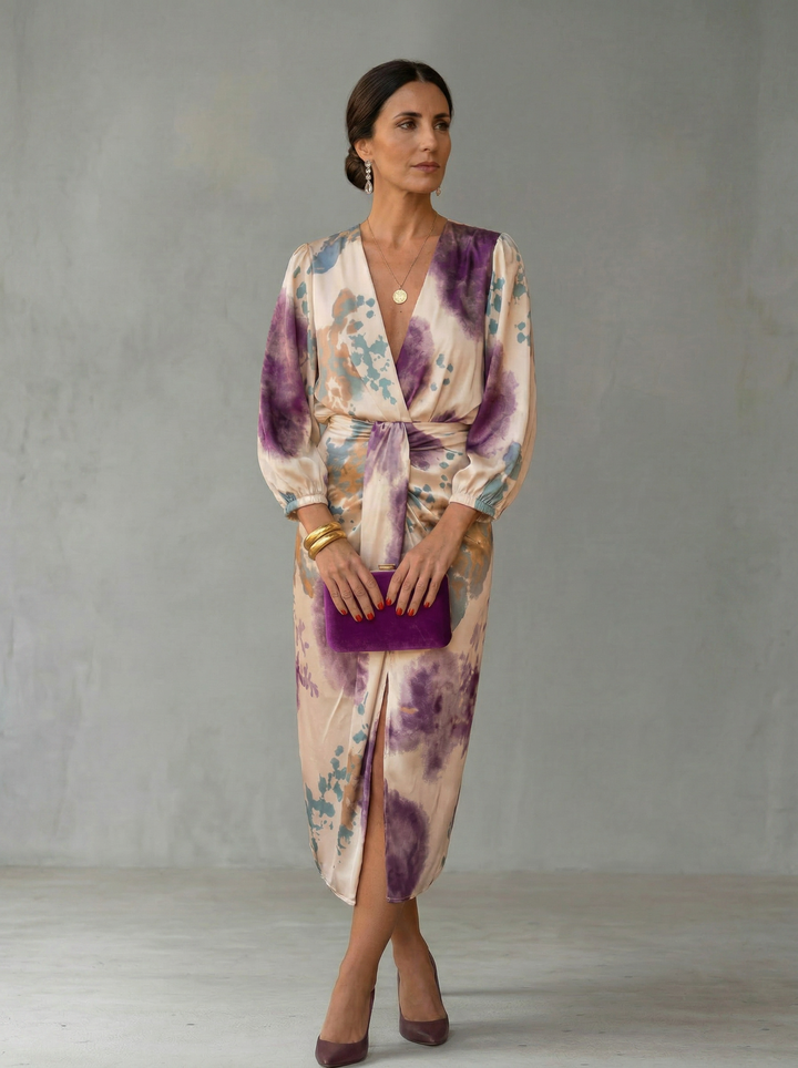 Valeria | Elegant V-Neck Dress