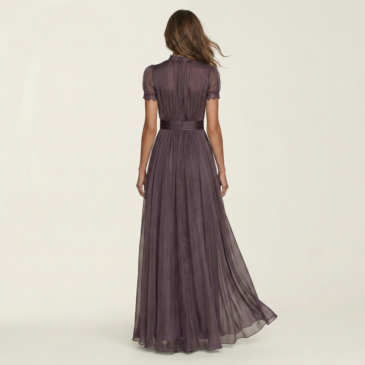 Flawia | Keyhole-Neck Maxi Dress