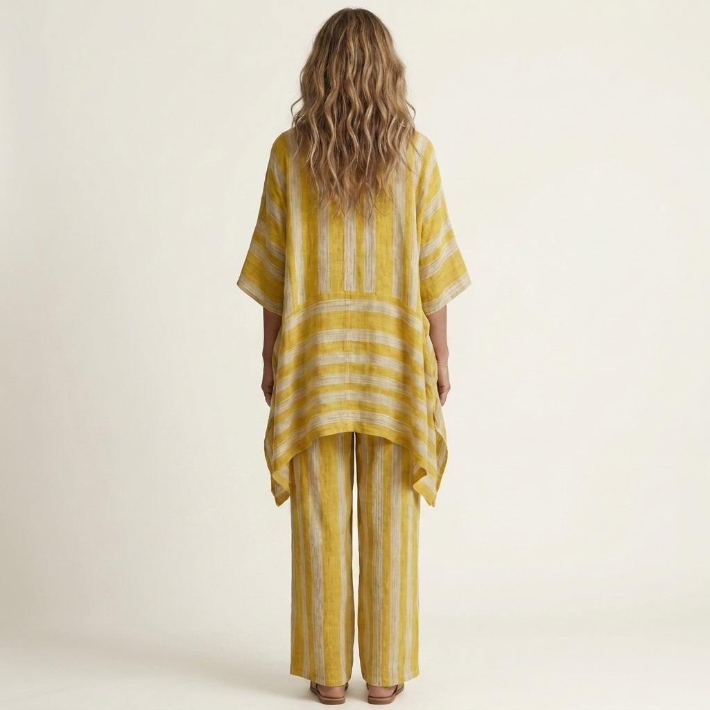 Kiara | Striped Linen Set
