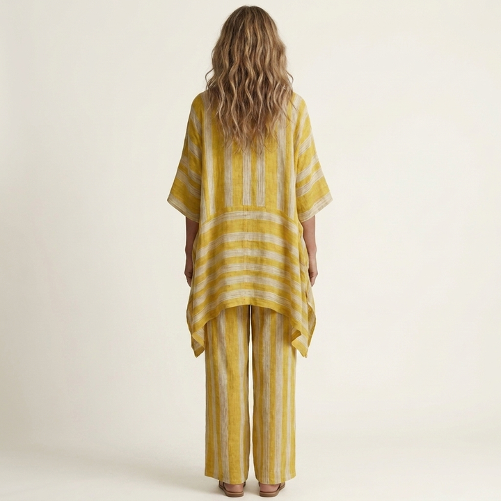 Kiara | Striped Linen Set