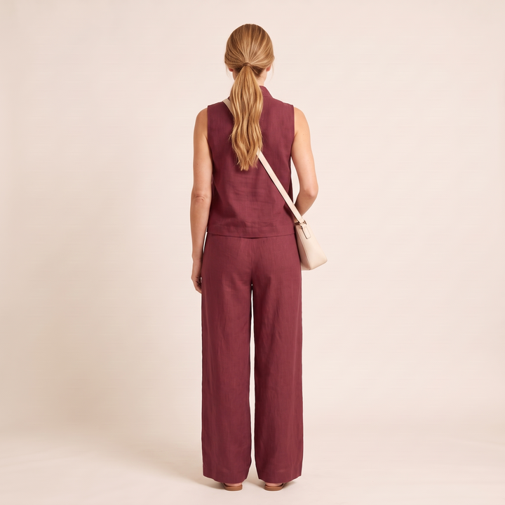 Elise - Burgundy - back