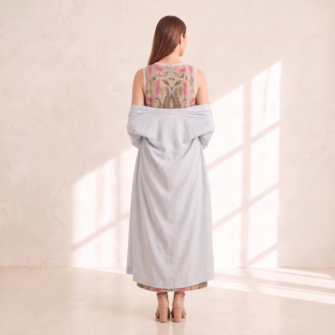 Élina Dress Set Lilac back