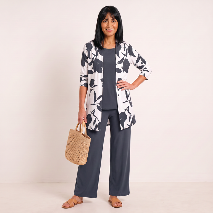 Ivy Three-Piece Set Grey front