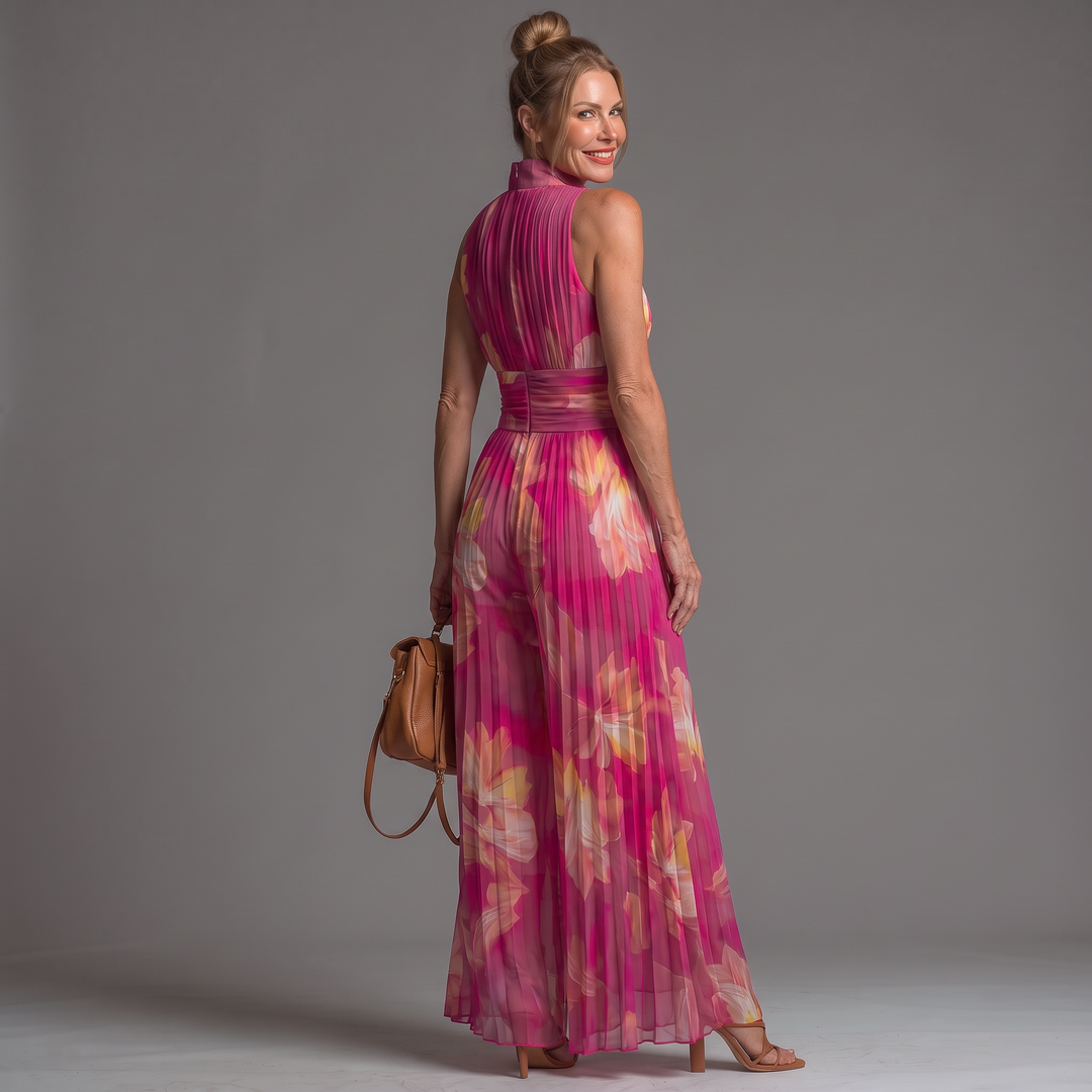 Laure Jumpsuit Blush Pink back