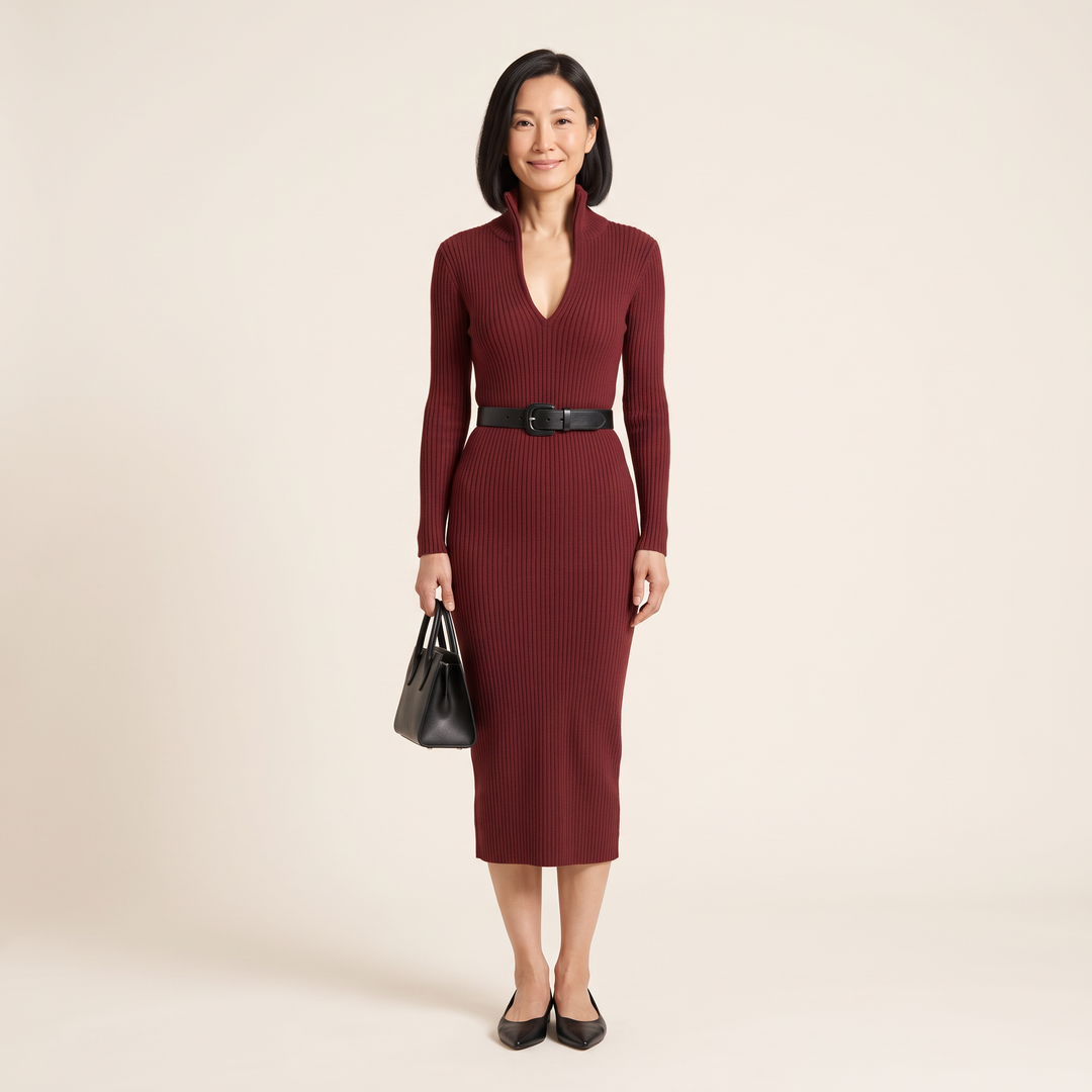 Phoebe - Wine Red - front